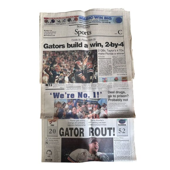 Florida Gators Sugar Bowl Winners Newspapers The Orlando Sentinel 1997
